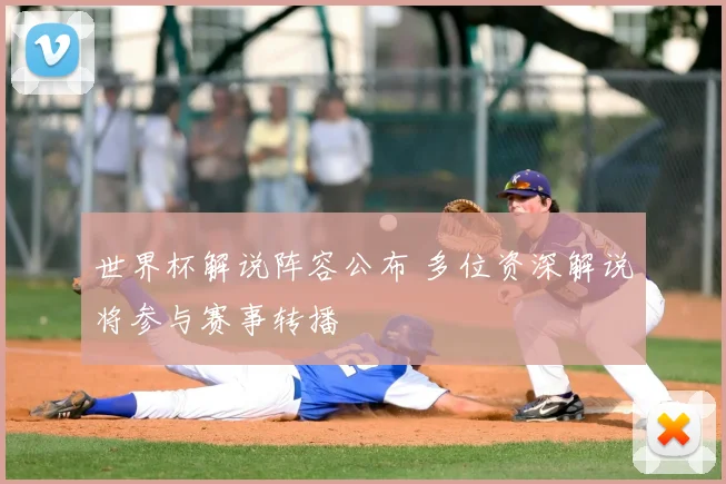 世界杯解说阵容公布 多位资深解说将参与赛事转播